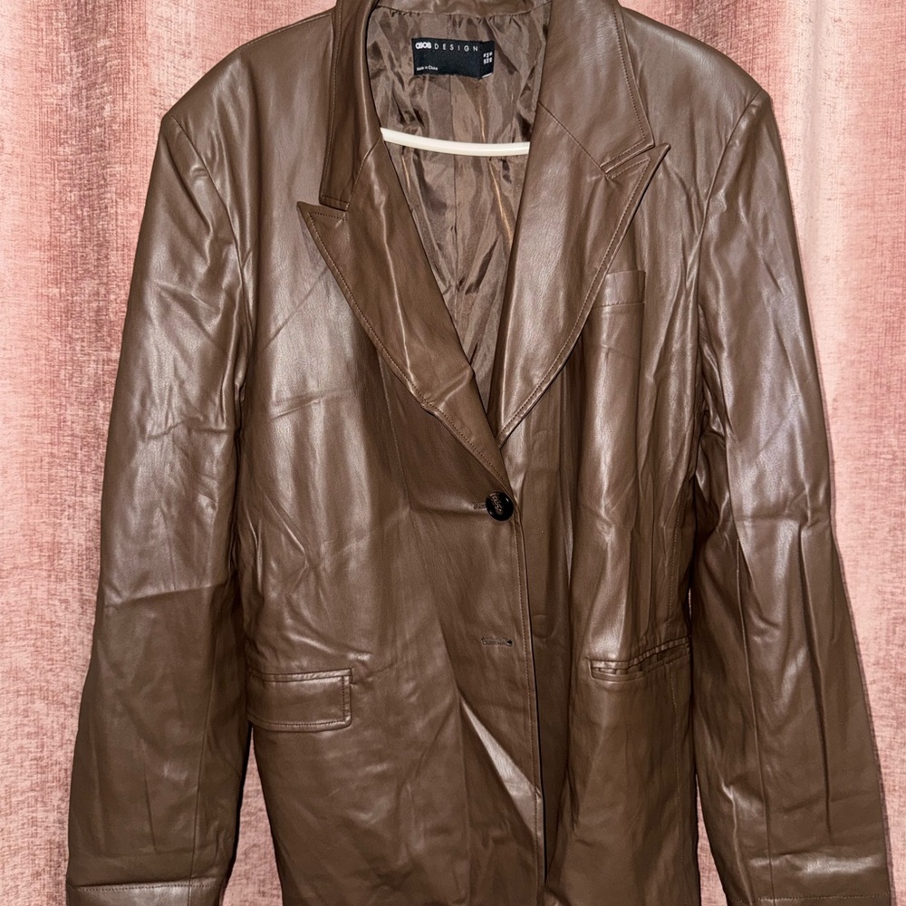 Brown Leather Women's Jacket